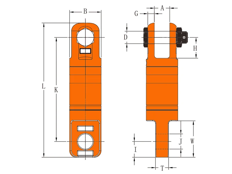 Eye/Jaw Bearing Swivel