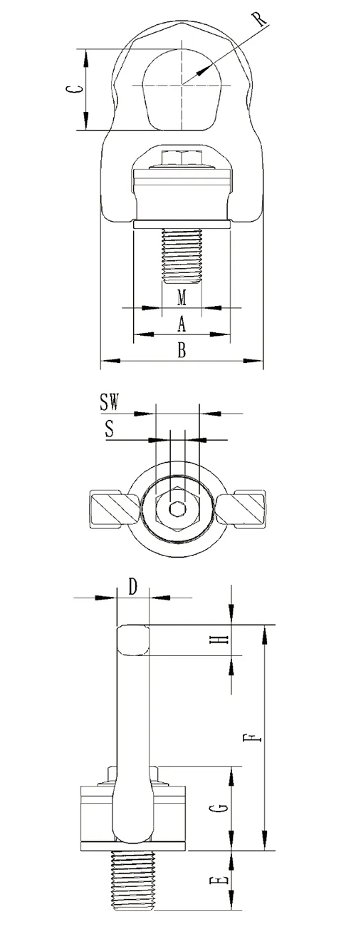 Metric Thread Lifting Point, BLT104